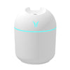 USB Mini Desktop Colorful Night Light Car Humidifier, Spec: 250ml (Y-White)