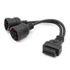 J1708 J1939 6Pin 9Pin to OBD2 16Pin Female Car Diagnostic Adapter Cable