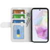 For Samsung Galaxy A36 R64 Texture Horizontal Flip Leather Phone Case(White)
