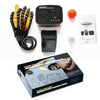 Intelligent Robotic Rehabilitation Glove Equipment, With US Plug Adapter, Size: L(Right Hand Brown)