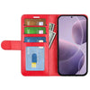 For Xiaomi Redmi K70 R64 Texture Horizontal Flip Leather Phone Case(Red)