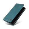 For Samsung Galaxy S20 FE Skin Feel Anti-theft Brush Horizontal Flip Leather Case with Holder & Card Slots & Wallet(Blue)