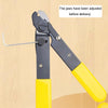 Fiber Optic Single Jaw Miller Pliers Cable Coating Stripper(Yellow)