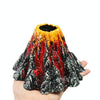 Aquarium Volcano Ornament, Large Resin Rockery, Air Pump Compatible, 15cm