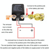 YQTANEN Car Battery Leakage Protection Remote Control Power Off Relay, Voltage: 24V 200A