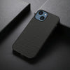 For iPhone 14 Carbon Fiber Texture Phone Case (Black)