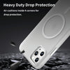 For iPhone 11 Pro Max MagSafe Frosted Translucent TPU + PC Full Coverage Phone Case(White)