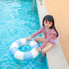 Thickened Children Swimming Ring Inflatable Underarm Ring 66cm(Striped Blue)