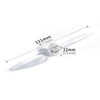 For DJI Air 3 STARTRC 2 Pairs Color LED Flash Lamp Low Noise Propellers (Transparent)