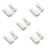 5 Pairs Car Mobile Phone Bracket Dashboard Navigation Paste Adjustable Bracket(White)