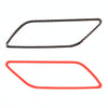 4 PCS Car Carbon Fiber Inner Armrest Decorative Frame for Audi A3 2014-2018
