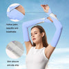 1 Pair Summer Sun Protection Extended Ice Sleeves UV Protection Arm Sleeves, Size: S(Blue+Purple)