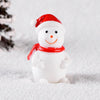 4pcs Christmas Micro Landscape Decorations Resin Craft Gifts Home Decoration Ornaments, Spec: Snowman No.2