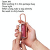 Portable Dog Poop Bag Dispenser & 15 Bags (Pink/White)