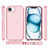 For iPhone SE 2024 Shockproof Terminator Transparent Phone Case(Pink)