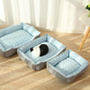 Cooling Ice Silk Pet Bed - Small (Blue)