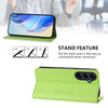 For Samsung Galaxy A55 5G Global RC01 Dual-Folded Magnetic Suction RFID Leather Phone Case(Grass Green)