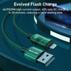 WK WDC-181 PD 20W Pioneer Series USB-C/Type-C to 8 Pin Transparent Fast Charge Data Cable, Length:1m (Black)