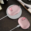 For Apple Beats Studio Buds / Buds+ Clear Electroplated Acrylic Headset Protective Case(Pink)