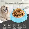 Cartoon Stainless Steel Dog Bowl, Blue - Small/Medium Pets
