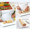 2 PCS Non-stick Cake Pad Swiss Roll Pad Baking Tools For Cakes Silicone Mat(Orange)