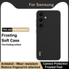 For Samsung Galaxy S25 5G imak UC-3 Series Shockproof Frosted TPU Phone Case(Black)