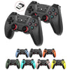 KM-029   2.4G One for Two Doubles Wireless Controller Support PC / Linux / Android / TVbox(Lemon Yellow)