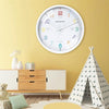 12-Inch Sound-Controlled Night Light Clock(Warm Yellow Light)