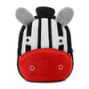 Kids 3D Animal Velvet Backpacks Children Cartoon Kindergarten Toys Gifts School Bags(Zebra)
