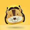 Animal Series SBR Kids Backpack School Bag With Traction Rope To Prevent Getting Lost(Lion)