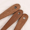 Long Handle Unpainted Chicken Wings Wooden Spatula Kitchen Utensils, Style:Large vegetable Spatula