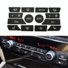 For BMW 5 Series/7 Series/X5/C6/F10/F01/F15 Air Conditioning Button Repair Sticker, Style: B 14pcs No OFF