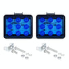 2 PCS ZS-7013 3 inch 9LEDs Strobe Waterproof Car / Truck Warning Light (Blue Light)
