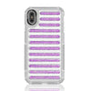 For iPhone XS Max Capsule Glitter TPU Hybrid PC Airbag Phone Case(Purple)
