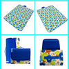 600D Oxford Cloth Outdoor Picnic Mat Picnic Cloth Waterproof Mats Spring Travel Beach Mat, Specifications (length * width): 150*180( Blue Rose)