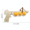 Wooden DIY Table Tennis Elastic Model Children Physical Science Experiment Assembly Toy(Elastic Model)