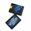 2 Set Plastic Waterproof PVC Poker Cards, Size:6.3 x 8.9cm(Blue+White)