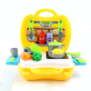 Children Simulation Kitchen Tableware Tool Set Cosmetics Pretend Play House Suitcase Toy, Style:Kitchen