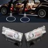 2 PCS LED Car Door Welcome Logo Car Brand 3D Shadow Light for Mercedes-Benz