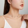 S925 Sterling Silver Simple Love Of Seashells Women Nacklace Jewelry
