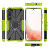 For Samsung Galaxy S23 5G Armor Bear Shockproof PC + TPU Phone Case with Ring(Green)
