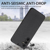 For Samsung Galaxy A32 5G Carbon Fiber Texture Leather Back Cover Phone Case(Black)