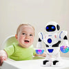 Electric Hyun Dance Robot LED Light Music Children Educational Toys(White)