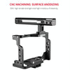 YELANGU C15-B YLG0711A-A Video Camera Cage Stabilizer with Handle for Nikon Z6 / Z7(Black)
