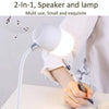L4 Multifunctional Wireless Charging LED Desk Lamp with Bluetooth 5.0 Speaker(White)