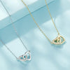 Love S925 Sterling Silver Lady Necklace (Gold)