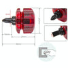 HSD HS-206 Portable Short Handle Phillips And Straight 2 In 1 Screwdriver With Magnetism