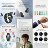 X10 Headphones Smart Watch 1.39 inch Waterproof Bracelet, Support Bluetooth Call / NFC / Heart Rate(Black)