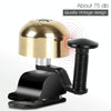 West Biking Bike Bell Road Bike Dedicated Super-Ring Copper Bell(Black)