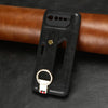 For Asus ROG Phone 6 / ROG6 Wristband Leather Back Phone Case(Black)